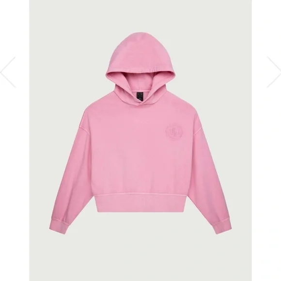 NWT PE NATION ALPHA HOODIE (WASHED PRISM PINK)
